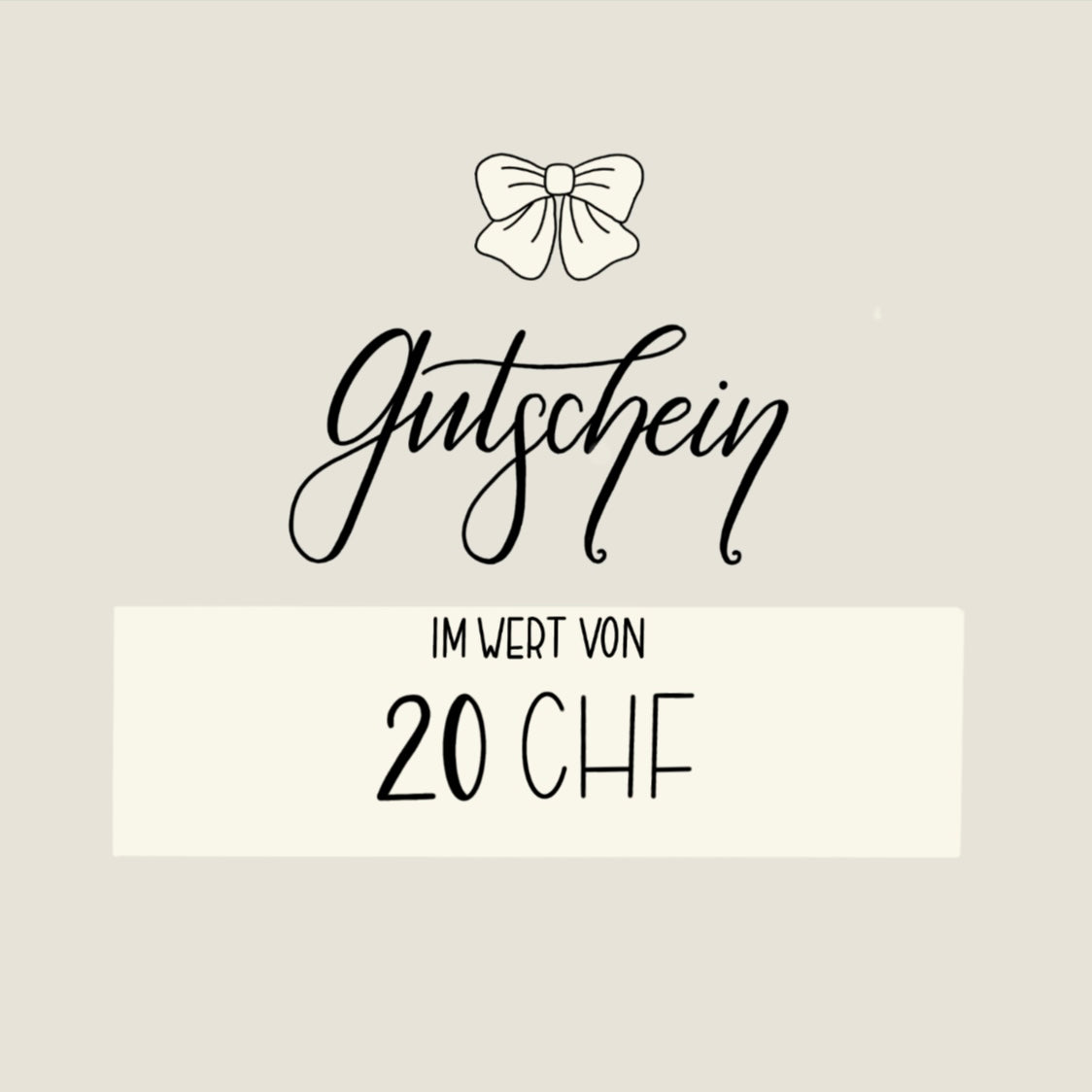 Geschenk Gutschein