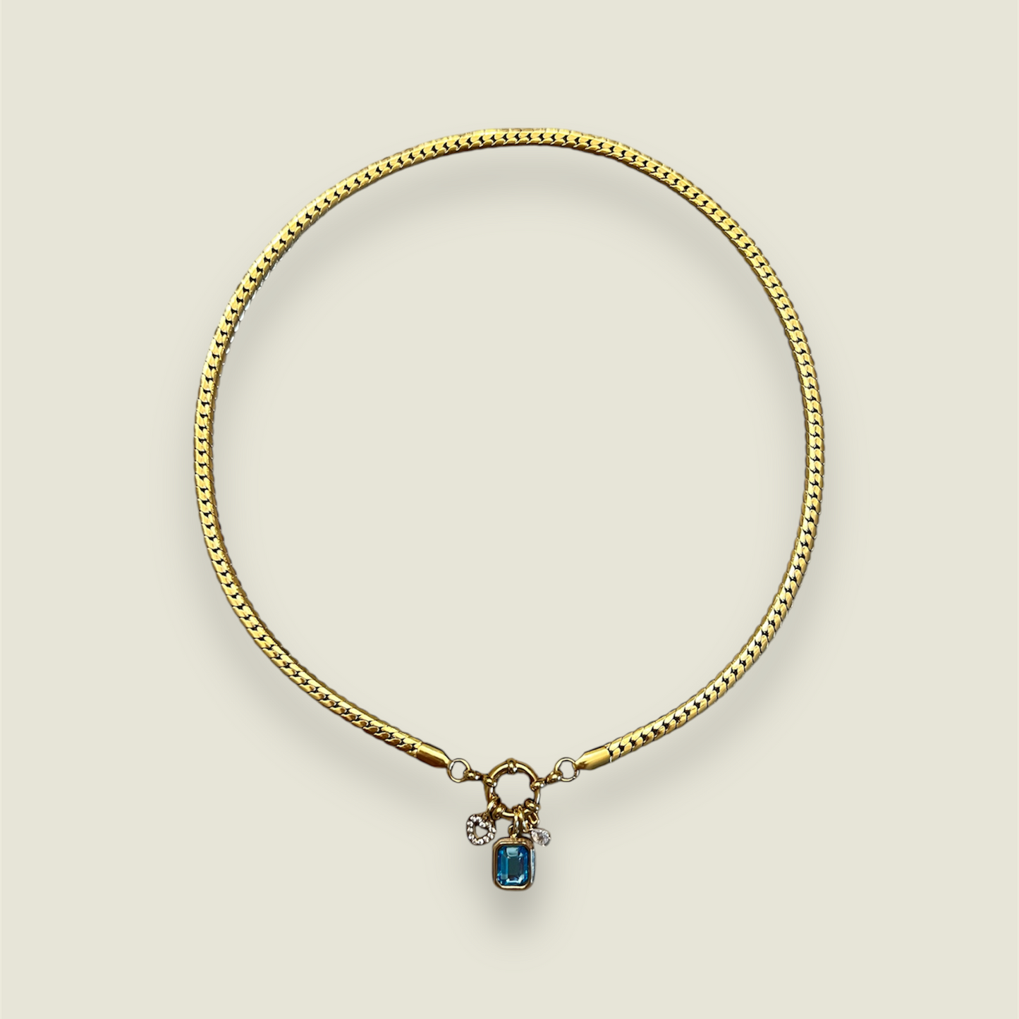 Halskette Crypt Aqua