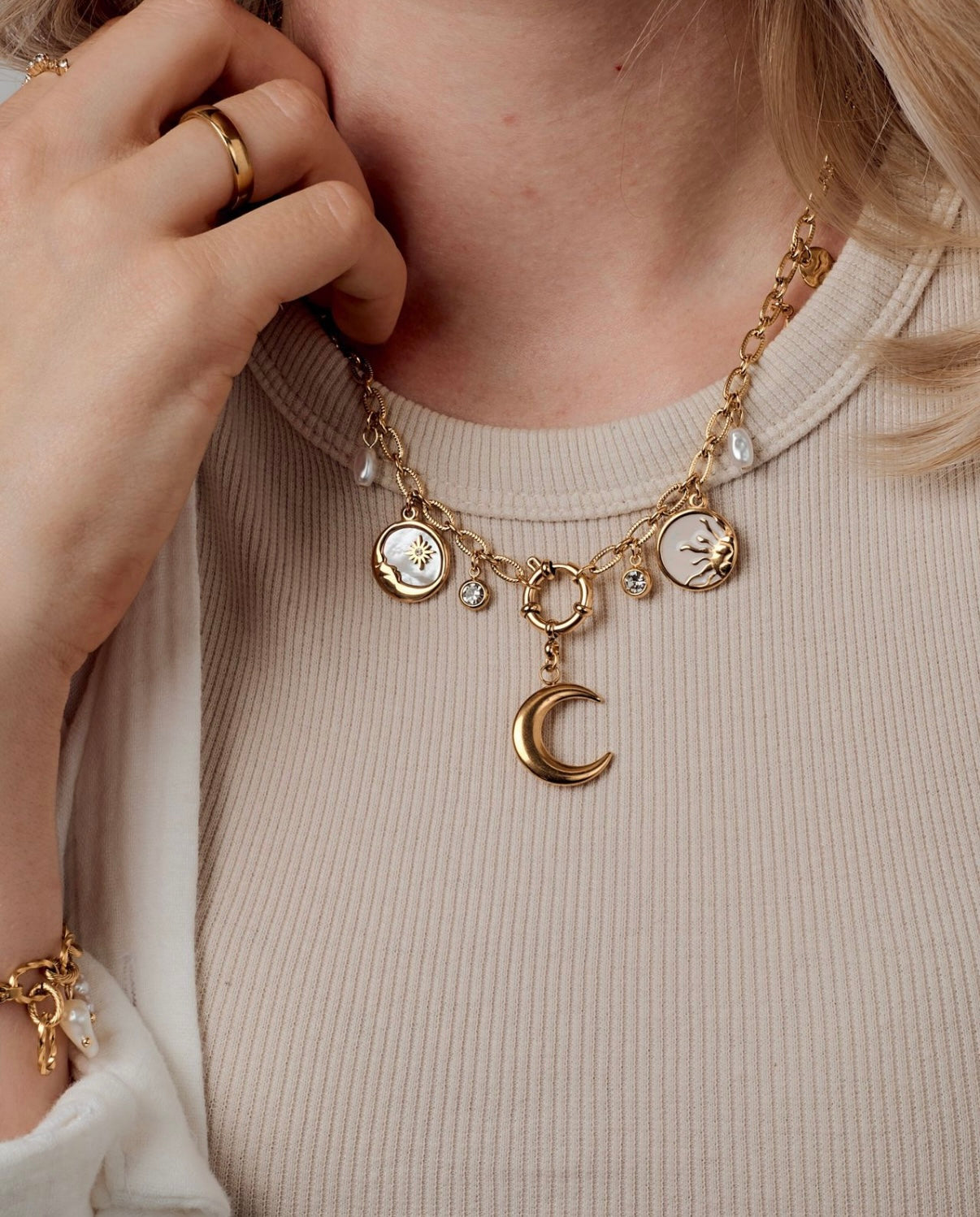 Halskette Luna